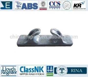 Marine use ship type D cast no-roller chock