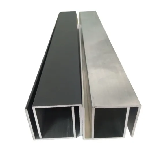 Black Painting 30x30 Aluminum C Channel U Channel Extrusion Profile