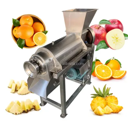 High Efficiency Apple Juice Spiral Juicer - Industrial Fruit Juice Extractor