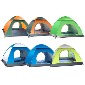 Portable Waterproof Fishing Shelter Tent for 4 People - Anti-UV and Easy Setup for Camping and Beach