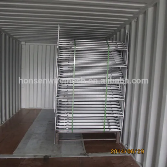 2015 the hottest selling hot dipped galvanized crowd control barrier stopper fencing