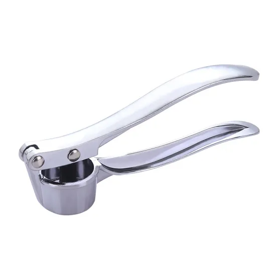 Hot Stainless Steel Kitchen Squeeze Tool: Garlic Press and Fruit Crusher Alloy" 

However, to make it more concise and SEO-friendly, you might consider:

"Stainless Steel Garlic Press & Fruit Crusher