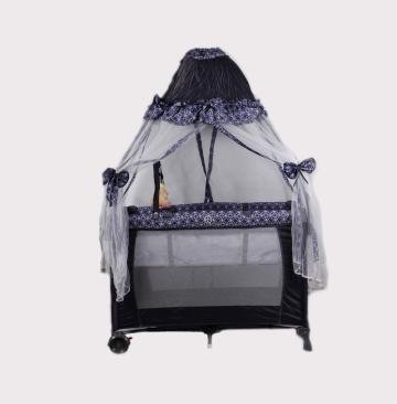 Tent Shape Baby Playpen Gaming with Baby Bed