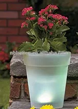 2015 the newest LED flower pot LED pot flower pot plastic flower pot garden planter