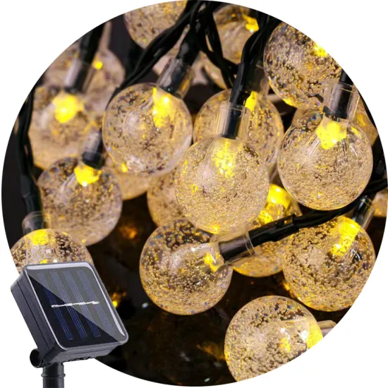 Solar IP65 Waterproof Holiday Lighting for Christmas, Wedding, and Garden Decor