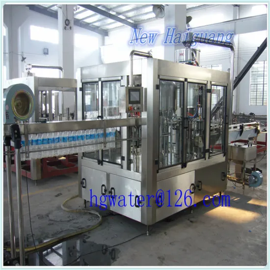4000 to 6000BPH small bottle washing filling capping machine