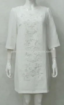 Pretty Steps elegant lady hollow out lace dress white lace knee length dress for girls