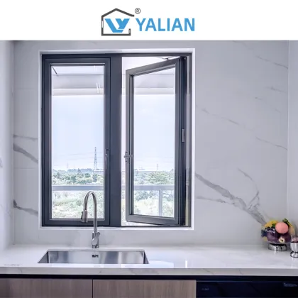 Aluminum Alloy Casement Windows Soundproof Function