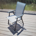 Outdoor Folding Chair Iron Teslin Mesh Garden Chair