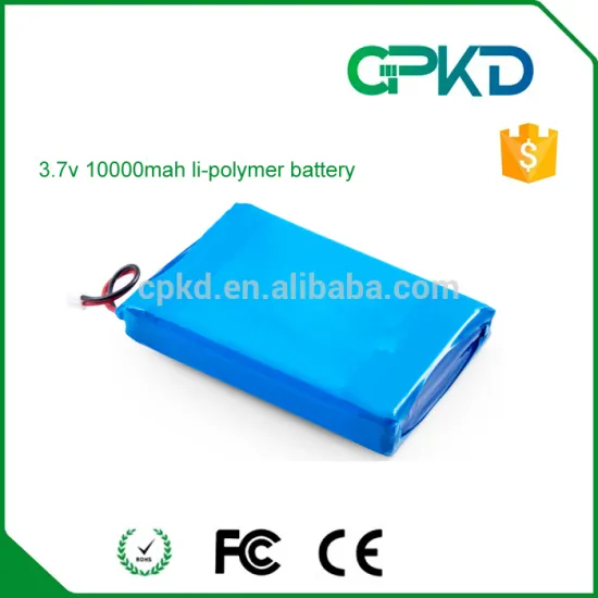 li ion battery,3.7v 10000mah capacity prismatic battery with connector