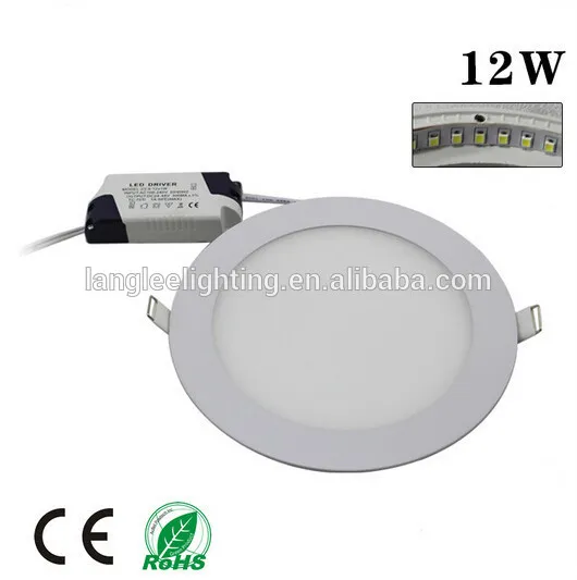 New 3W 6W 9W 12W 16W 18W LED Recessed Ceiling Light Panel Flat Down Light