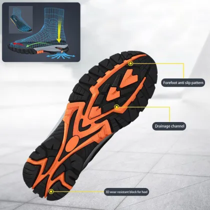 Mens Lightweight Breathable Steel Toe Cap Work Shoes 3025G