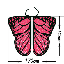 Butterfly Wings Shawl Fairy zachte stof voor dames dames partij nimf kostuum accessoire