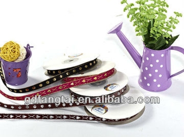colorful attractive satin ribbon printing machine for packing and decoration