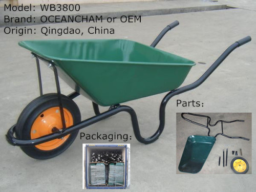 Solid Wheel Building Wheelbarrow