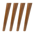 Wholesale 16 Inch Walnute Color Solid Wood Wooden Furniture Chair Stool Coffe Table Legs