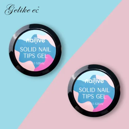 Solid Nail Tip Glue Gel - Free Sample UV Press on Nails