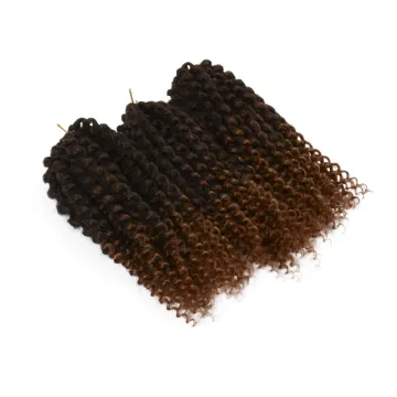 Wholesale Brown Marlybob Kinky Curl For Women 8 Inch Afro Mali bob Crochet Braiding Hair Extension