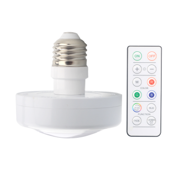 16 Color Night Light E26 Smart Downlight Bulb with Remote Control