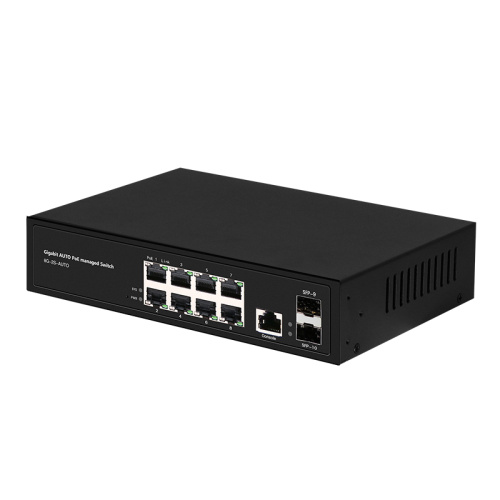 1000Mbps gerenciados POE Switch Auto para 24V 48V