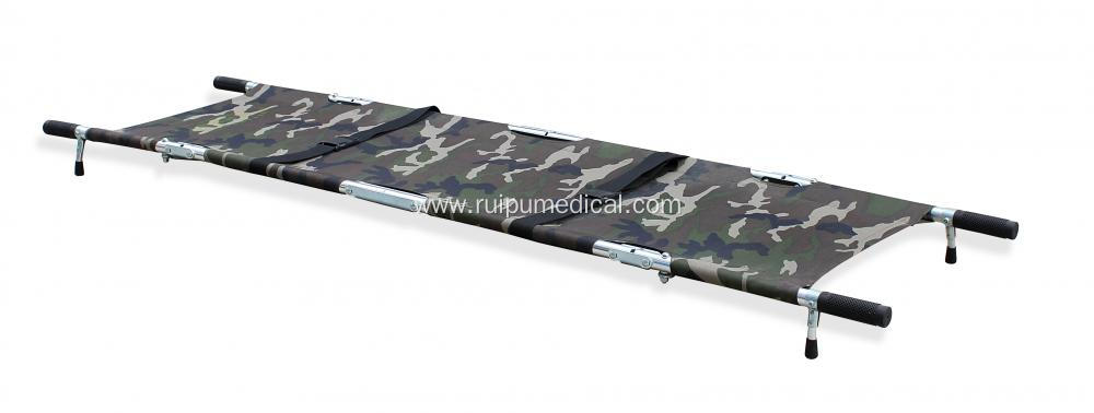 Hospital Military Aluminum Medical Quarter Folding Stretcher