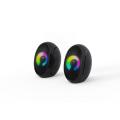 2.0 Rgb Computer Speakers Plastic material ABS gaming speaker Factory