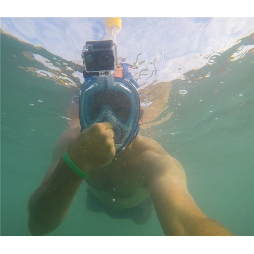 ROHS Full Face Snorkel Mask with camera mount
