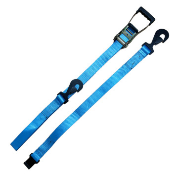 2\" Cargo Control Ratchet Tie Down Lashing Strap with Snap Hooks Set