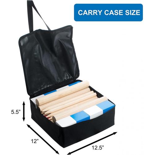 Kubb Game Outdoor Storage Bag Backyard Hardwood Kubb Party Team Game Manufactory