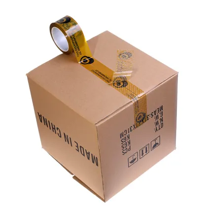 Tamper evident tape for food product