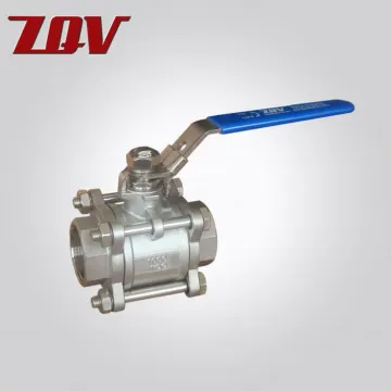3 Piece Stainless Steel Ball Valve 1000 PSI