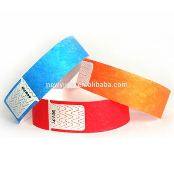 Custom Tyvek band disposable ID bracelets wristbands