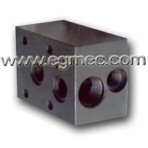Hydraulic Cartridge Type Pressure Relief Valve Block 