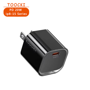 Toocki 20W Gan Ladegerät: Tragbares USB -Typ C Schnelles Wandladegerät für iPhone und Android