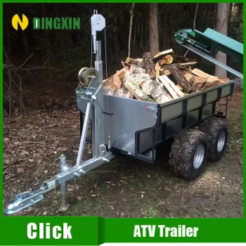 China wholesale atv log trailer with crane,timber trailer,timber trailer with crane