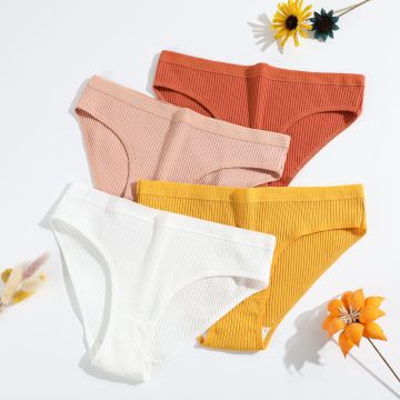 Buntes hätte Baumwollhöschen und Slips für Frauen