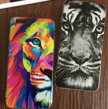 customized creative cartoon animal tpu phone case for iphone 7plus