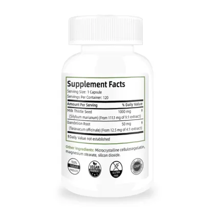 milk thistle detox Health Support liver detox capsule