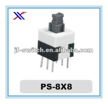 6 pinpush lock switch ps-8x8