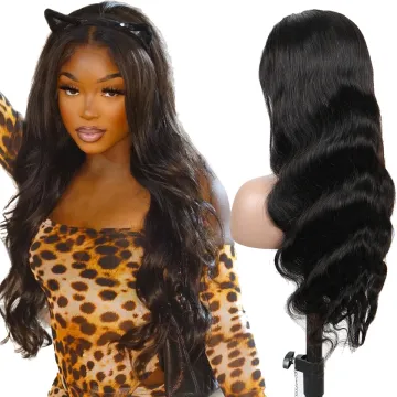 SPARK 30 Inch 32Inch Indian Virgin Human Hair Wigs,Brazilian Peruvian Body Wave 4X4 Cuticle Aligned 3 Part Lace Closure Wig