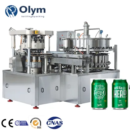 Automatic Can Filler Machine for Carbonated Beverages
