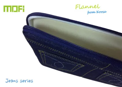 Custom Flannel Black / Blue Apple Tablet Protective Cases