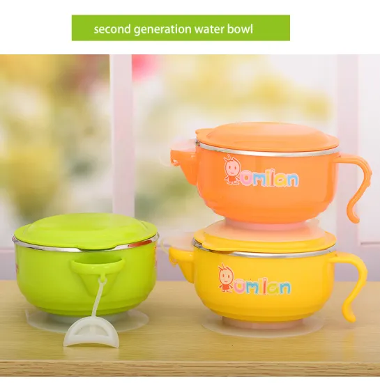 Double Wall Stainless Steel Water Bowl