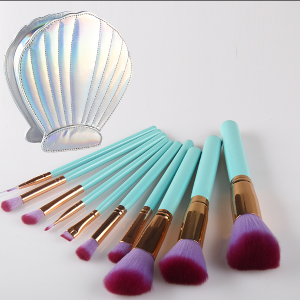 10pcs makeup brush set