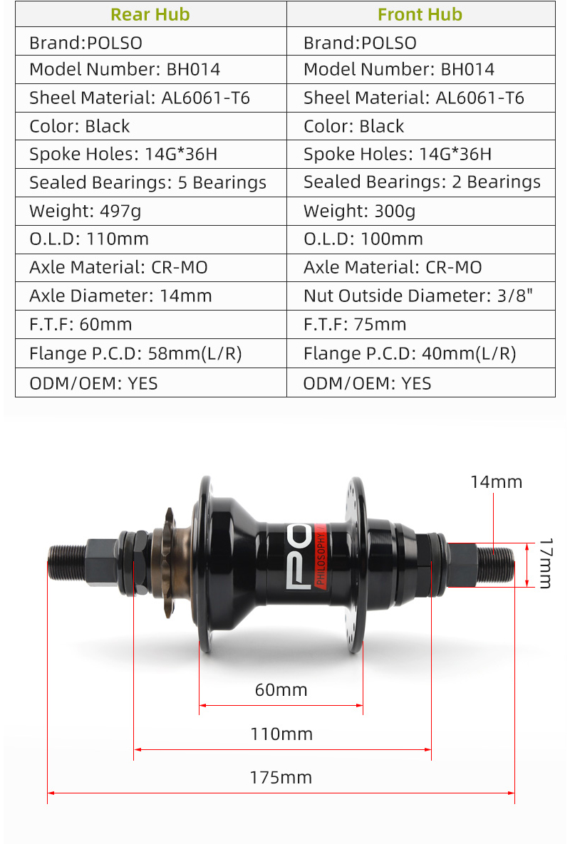 Bmx Rear Hub