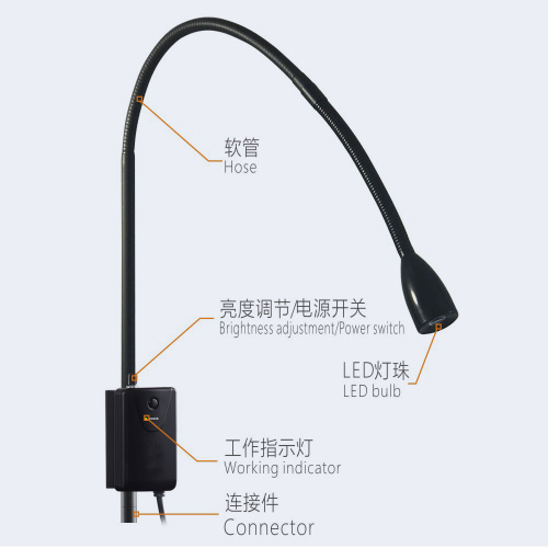 Lampe d&#39;examen de chirurgie générale réglable à haute luminosité LED 3W