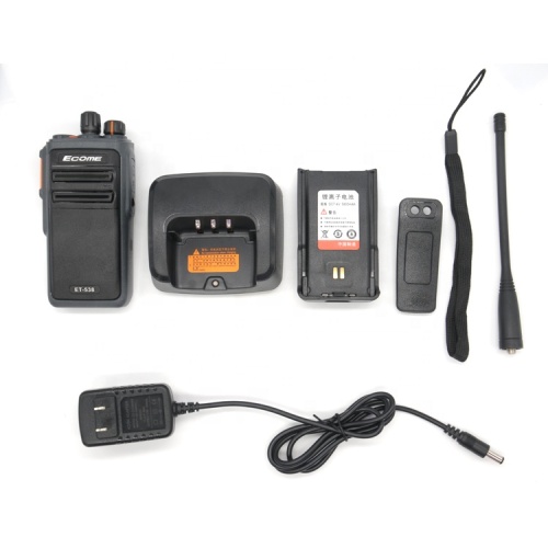 ECOME ET-538 Langstrecken wasserdichte billige Zwei-Wege-Walkie-Talkie Pakistan