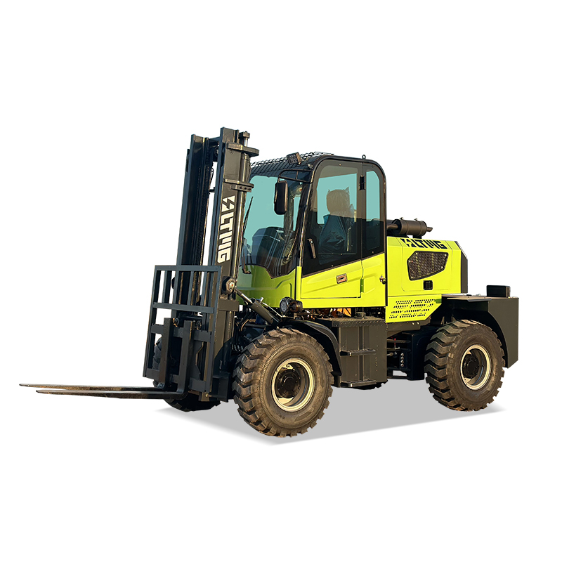 4WD Articulated Off-Road Diesel Forklifts: 6t, 5t, 3ton, 3.5ton, 4x4 Rear Rough Terrain Forklifts