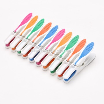PP+TPR double colors clip plastic pegs