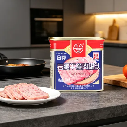 Golden Deluxe Xuan Ham Luncheon Meat Tin